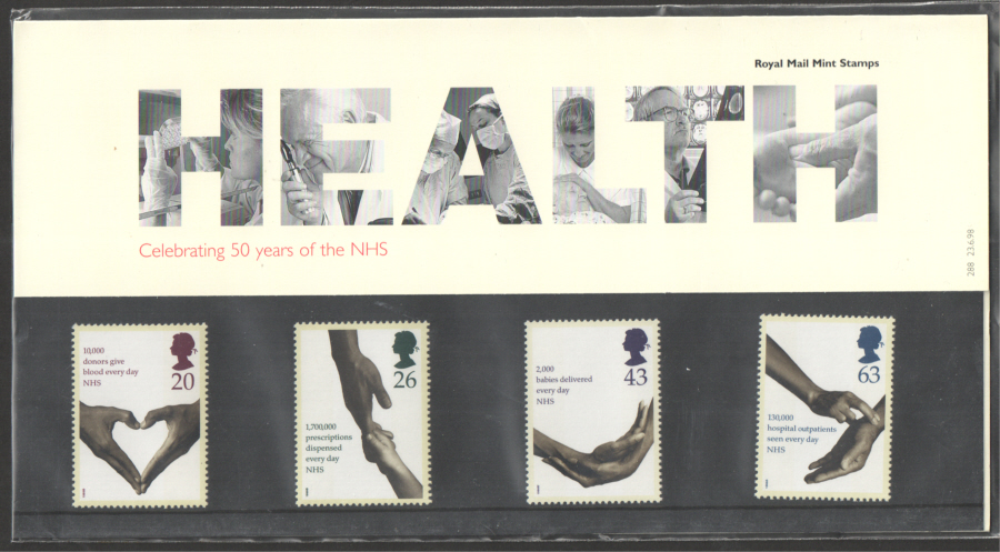 (image for) 1998 National Health Service Royal Mail Presentation Pack 288 - Click Image to Close
